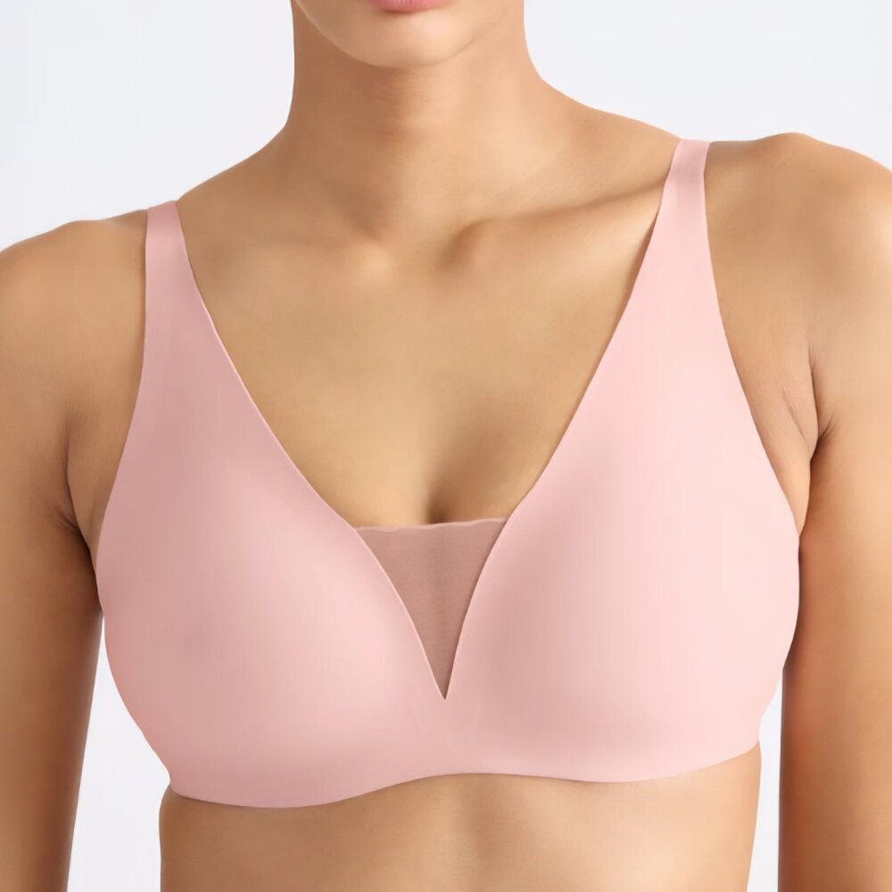 NWT KNIX Revolution Shadow Mesh Bra Rose Water